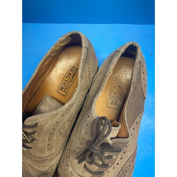 Kenneth Cole Reaction Rogue Trip Oxford Mens Sz 11.5 M From 2012 Beige - Picture 9 of 11